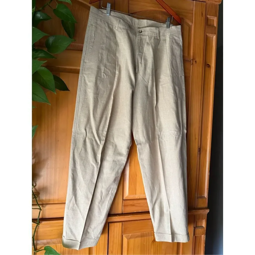Van Heusen Authentic Sport Wear Linen men’s Pants SZ W36-L30